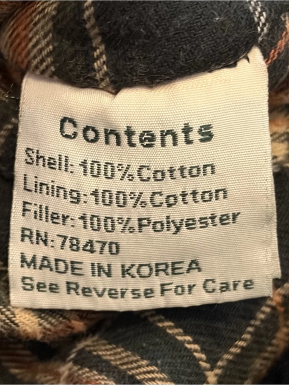 Field & Stream Men’s Navy Plaid Flannel Lined Quilted Utility Vest Size Large